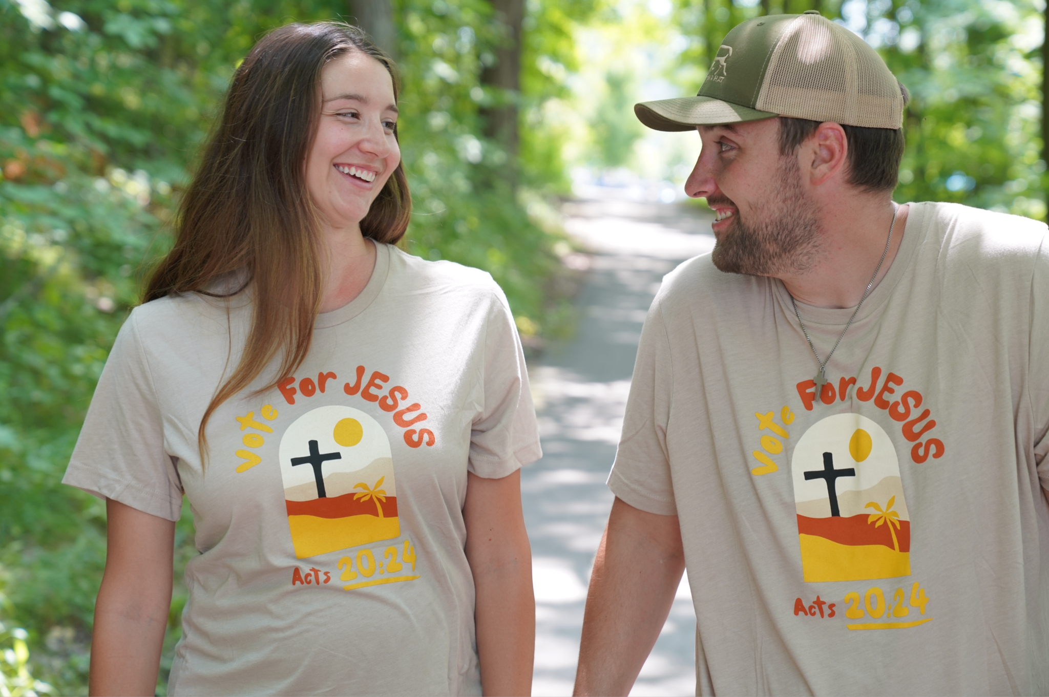 Vote Jesus T-Shirt (Acts 20:24) – Forty Forty™